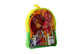 kit percussao infantil concert ck2b 6 pecas