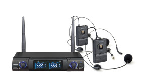 microfone s/fio karsect ks248dh duplo headset